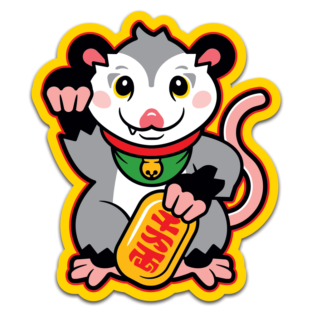 Lucky Possum Magnet