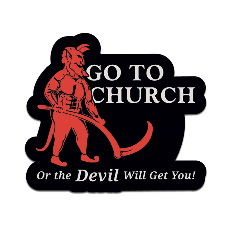 Go to Church Sticker