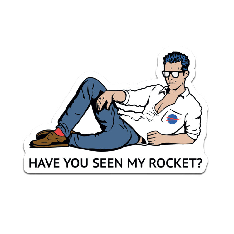 Seen My Rocket Sticker