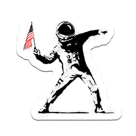 Flag Thrower Sticker