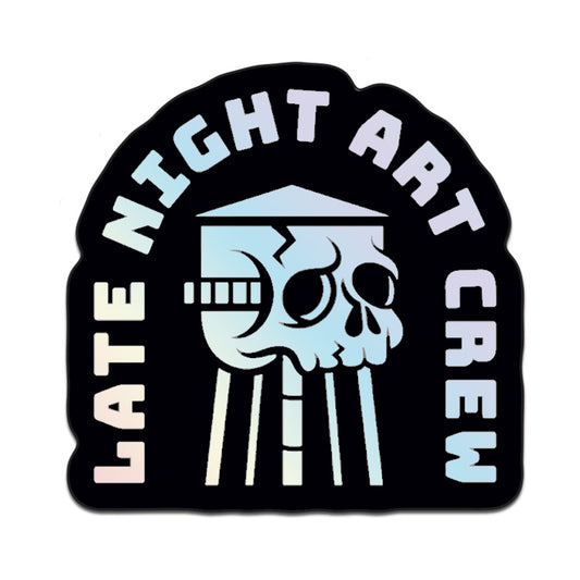 Late Night Art Crew Sticker