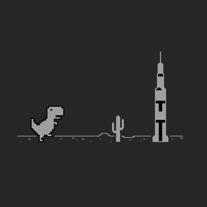 Thumbnail of Internet dinosaur from a classic no internet game with the Saturn V rocket